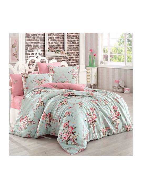 Mijolnir Bettbezug-Set Doppelbett mit 2 Kissenbezügen & 1 Bettlaken 200x220 Alanur Mentas