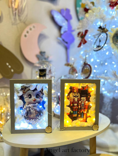 Illuminated Penguin Frame