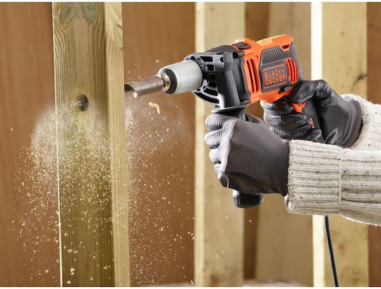 Black & Decker BEH850K Impact Drill 850W with 6 Drills