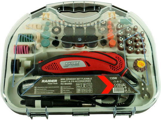 Raider RD-MG06 Περιστροφικό Πολυεργαλείο 135W με Ρύθμιση Ταχύτητας