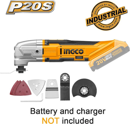Ingco Electric Solo Oscillating Multi Tool 20V with Speed Control