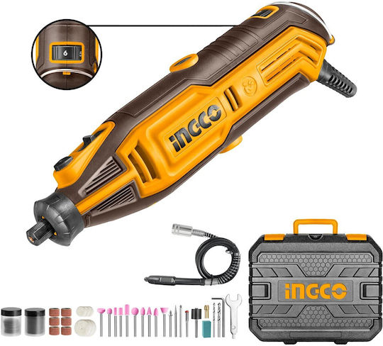 Ingco Electric Rotary Multi Tool 130W with Speed Control