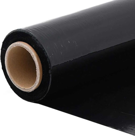 vidaXL Black Stretch Film 50cm x 300m 2pcs