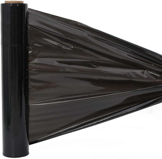vidaXL Black Stretch Film 50cm x 300m 2pcs