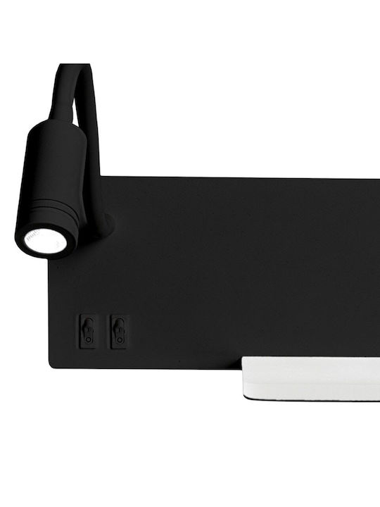 Eko Light Wall-Mounted Outdoor Light LED 2W with Natural White Light 30x20x20εκ.