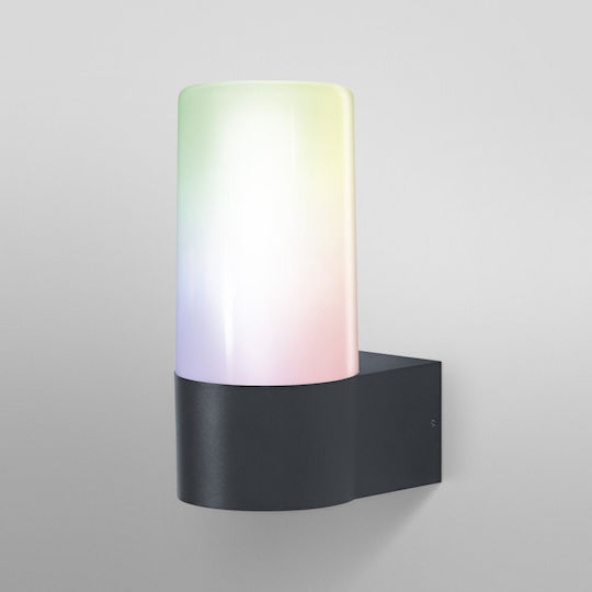 Ledvance Επιτοίχια Εξωτερική Πλαφονιέρα LED IP44 10W με Θερμό Λευκό Φως 12.9x8.9x19.7εκ.