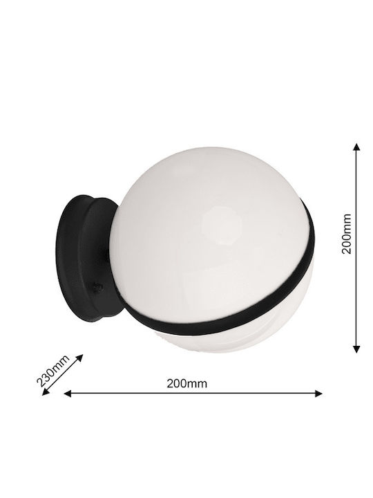 Eko Light Wandmontierte Außenleuchte E27 Eko Light Wandmontierte Außenleuchte E27