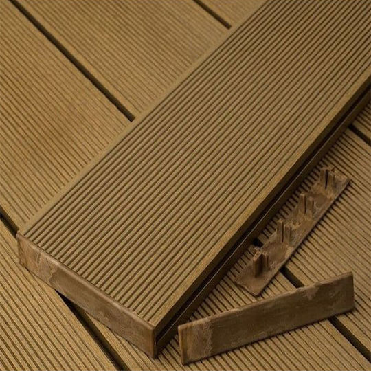 Newplan Capac pentru Podea de Grădină din Plastic 12x12buc 1buc pentru punte