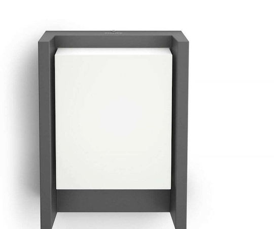 Philips MyGarden Arbour Wandmontierte Außen-Deckenleuchte LED IP44 6W mit Warmweiß Licht 22.1x16.6εκ.