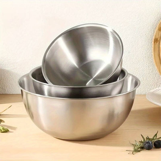 Viosarp Stainless Steel Mixing Bowl with Diameter 28cm and Height 12cm.