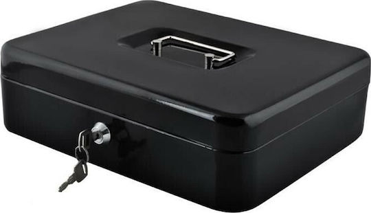 Malatec Cash Box with Lock Black 00001216