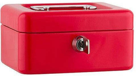Sax Κουτί Ταμείου με Κλειδί Box XL 0-813-03 Κόκκινο