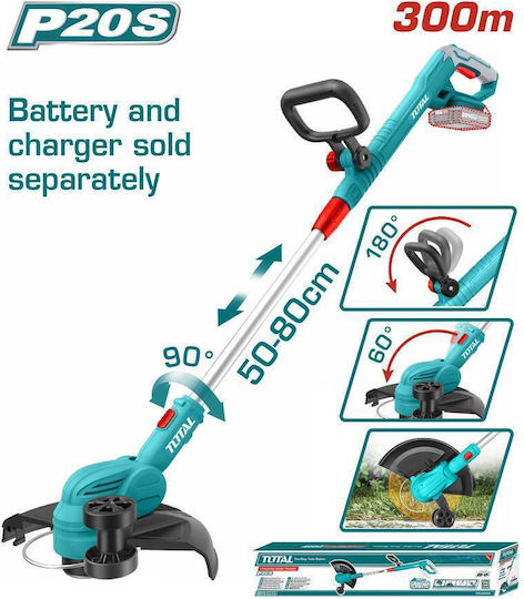 Total Brush Cutter Shoulder / Hand Battery 20V Solo 3kg