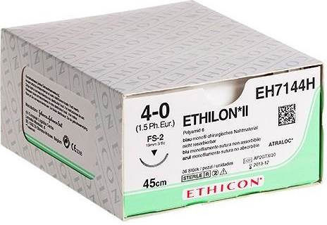 Ethicon Surgical Sutures Length 45cm Ethilon 3/0
