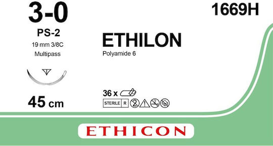 Ethicon Länge 75cm mit Nadel 26mm Ethilon 3-0