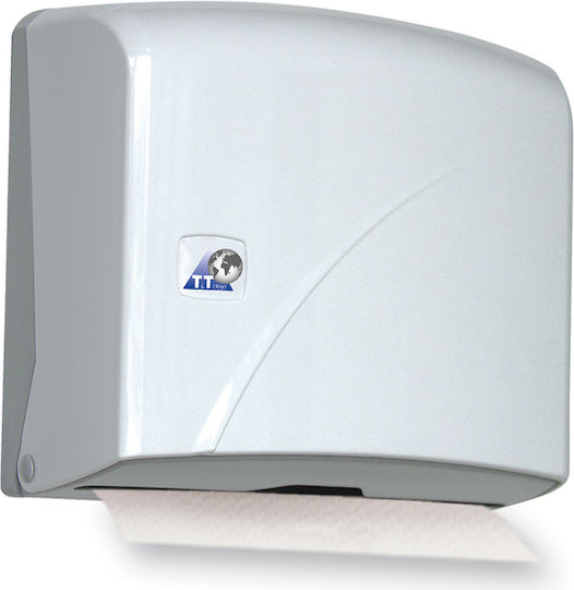 T&T Clean Диспенсър за хартиени кърпи Бял 5202650015921