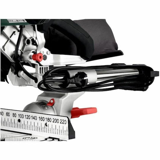 Metabo KGS 254 M Fierastrău Cu Tăietor De Unghi La Rețea 1800W Glisant Cu Ghid De Tăiere Laser Și Diametru Disc 254mm