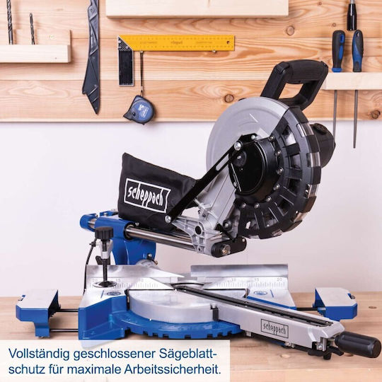 Scheppach HM254 Φαλτσοπρίονο Ρεύματος 2000W Διαμέτρου 255mm