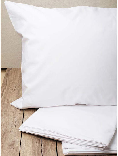 Sunshine Menta Hotel Sheet White Single 160x270cm 1pcs