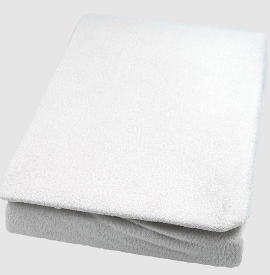 Sidirela Hotel Sheet Fitted White Single 160x200cm 1pcs