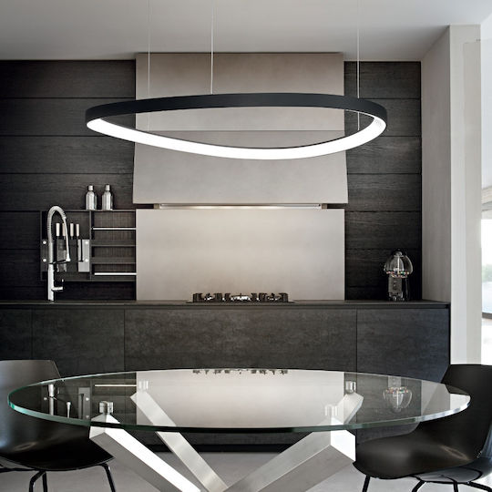 Ideal Lux Commercial Linear LED Ceiling Light 59W Warm White Dimmable 81cm