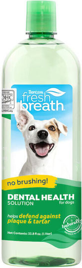 Tropiclean Fresh Breath Oral Care Bay Leaf Mint Dog Mouth Wash against Bad Breath 1000ml
