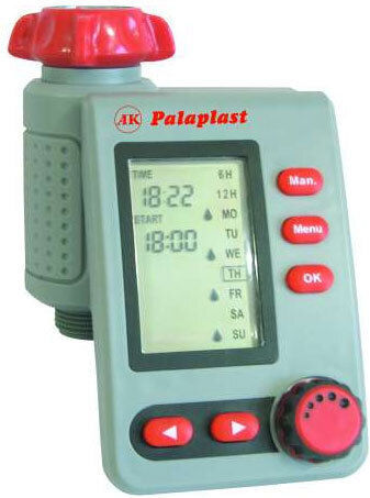 Palaplast DC-S Προγραμματιστής Ποτίσματος Βρύσης Μπαταρίας Με Ηλεκτροβάνα 1 Εξόδου