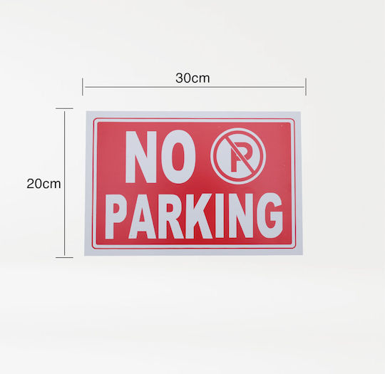 Uncle George Sign Sticker PVC "Prohibition of Parking " Σήμανσης 30x20cm