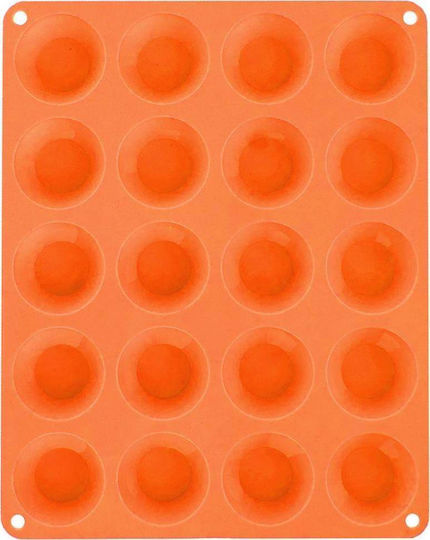 Orion Formă de Patiserie din Silicon 20 Locuri 29x23.5x2buc 20buc