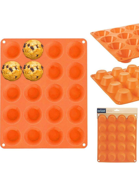 Orion Formă de Patiserie din Silicon 20 Locuri 29x23.5x2buc 20buc