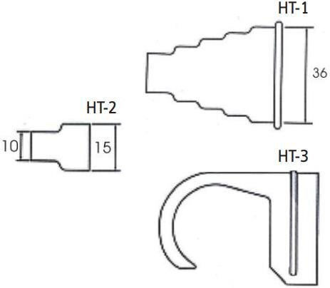 Zhongdi ZD-508 Pistol termic cu control de temperatură până la 500°C