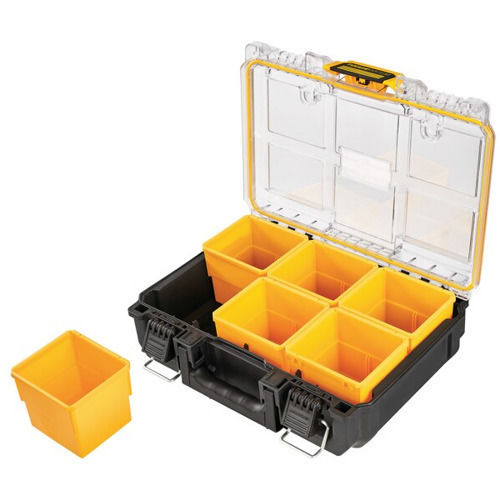 Dewalt Tool Compartment Organiser 6 Slot Yellow 37x26x13cm