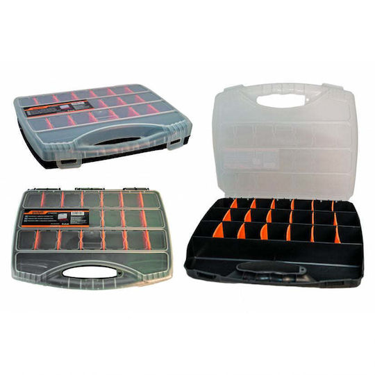 Gadget Tools Tool Compartment Organiser 21 Slot Adjustable Black 38x30x6cm
