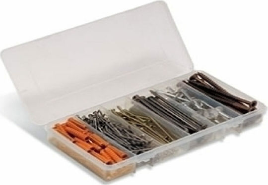 Plano 3452 Tool Compartment Organiser 6 Slot Transparent 35x18x12cm
