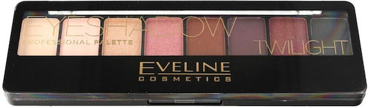 Eveline Twilight Palette with Eye Shadows in Pressed Powder Form 9.6gr