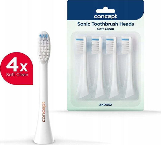 Concept Perfect Smile Soft Clean ZK0052 Ersatzköpfe für 4 Stück