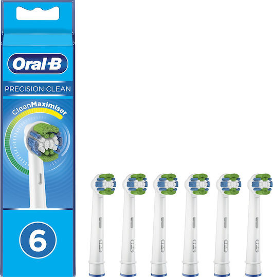Capete de înlocuire pentru periuțele de dinți electrice Oral-b Precision Clean Cleanmaximiser, pachet XL, 6 bucăți