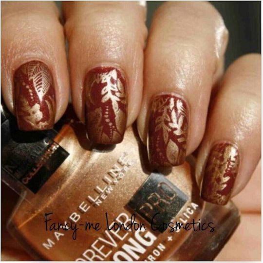 Maybelline Forever Strong Metallic Βερνίκι Νυχιών 830 Metallic Bronze 10ml