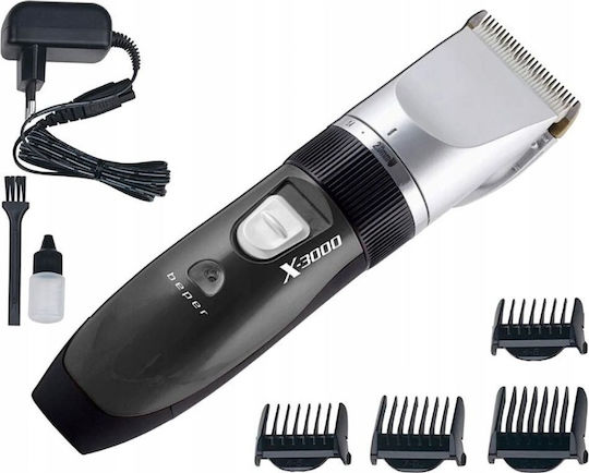 Beper Rechargeable Silver Hair Clipper 40.300
