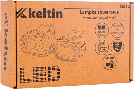 Keltin K02312 Rechargeable Front Bicycle Light