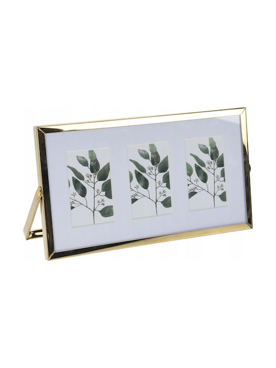 Metal Frame Home Styling Collection Three Photos Passe-partout 22 X 12 X 1 Cm