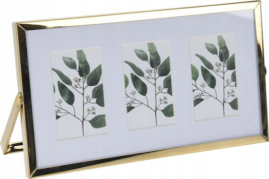 Μεταλλική Κορνίζα Home Styling Collection Τρεις Φωτογραφίες Passe-partout 22 X 12 X 1 Cm Μεταλλική Κορνίζα Home Styling Collection Τρεις Φωτογραφίες Passe-partout 22 X 12 X 1 Cm