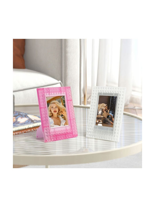 Κορνίζα Στήριξης Φωτογραφίες Fuji Fujifilm Instax Mini 99 40 12 11 9 7 Liplay Evo Διαφανής Ροζ