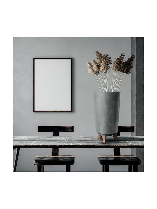 Prosperplast Gracia Slim Γλάστρα Τσιμεντένια Concrete Effect 19.5x19.5x36.5εκ.