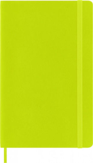 Moleskine 13x21 Caiet Jurnal Bullet 120 Foi cu Copertă Dură Cauciuc și Suport pentru Pixuri Verde