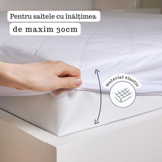 Покриване на Хотелски Водоустойчиви Protector Elastic 180x200см. 1бр