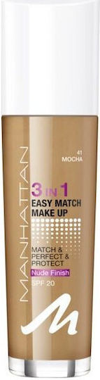 Manhattan Easy Match 3 In 1 Flüssig LSF20 41 Mocha 30ml