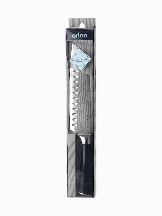 Orion Damascus Santoku Knife Made of Damascus Steel 31cm