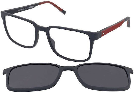 Tommy Hilfiger Мъжки Пластмасов Рамка за Очила Тъмносин TH2145/CS 8RU/C3