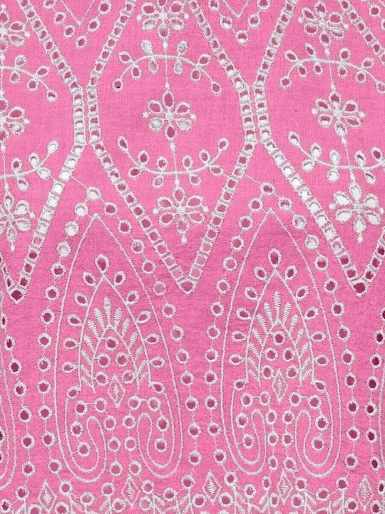 Γυναικεία Μπλούζα Βαμβακερή Fuchsia Pink